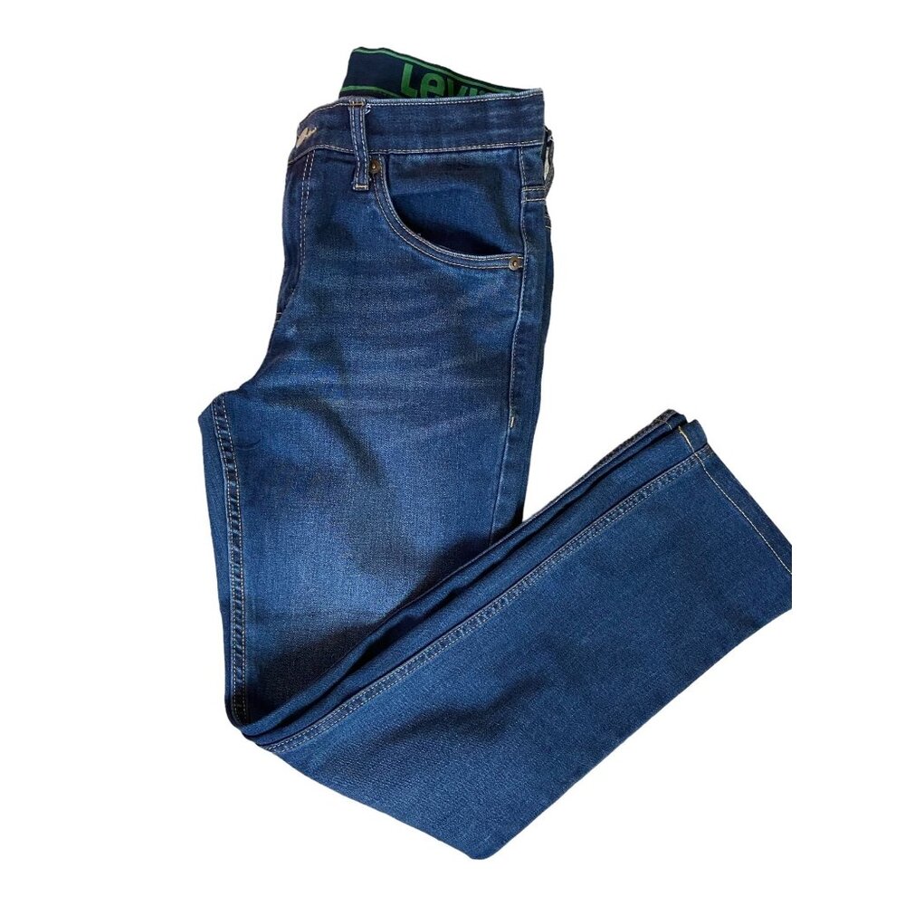 Levis 511 Blue Jeans Womens Denim 16 Regular Adjustable Straight Leg Classic